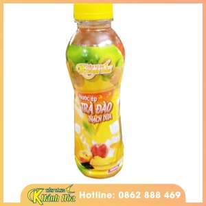 Nước ép trà đào thạnh dừa