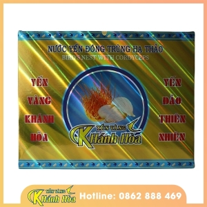 Nước yến đông trùng hạ thảo - Hộp 6 lọ - Yến Vàng Khánh Hòa