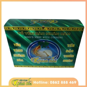 Tổ yến sào nhân sâm - Hộp 6 lọ - Yến Vàng Khánh Hòa